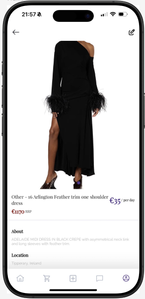 Rent Dresses in Ireland with Tia App