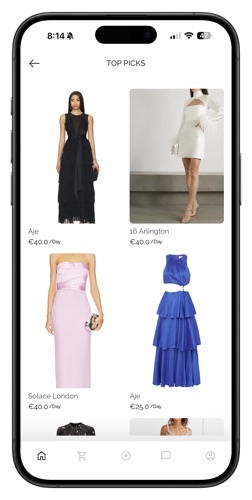 Club Tia App - Manage your wardrobe and earn from rentals